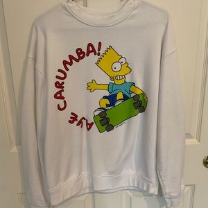 Bart Simpson “Aye Carumba!” crewneck